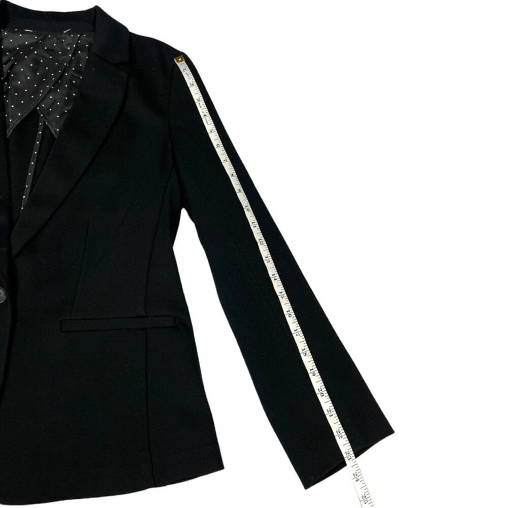 Gap Blazer Jacket Classic Solid Black Jack Single… - image 5